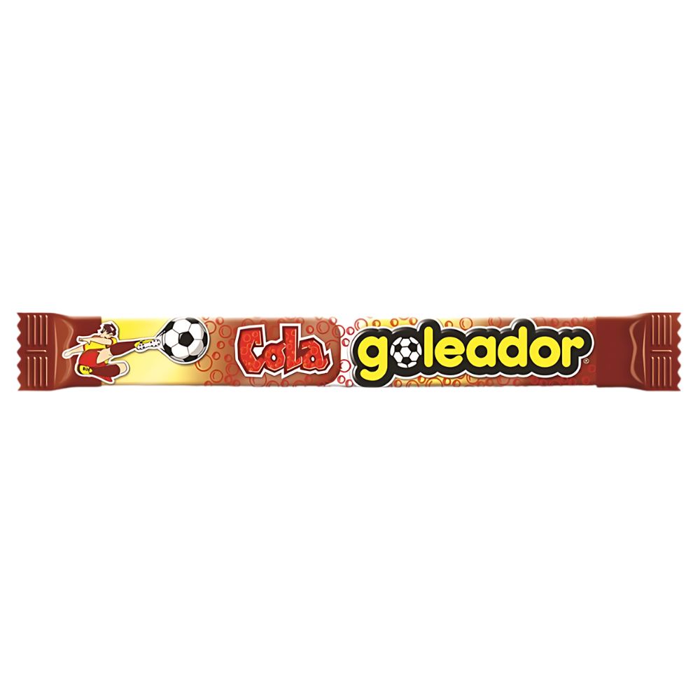 Confezione da 200 caramelle al gusto cola Goleador.