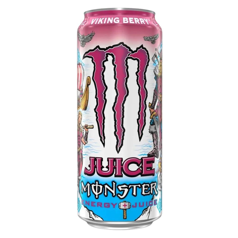 Confezione da 24, bevanda energetica al gusto frutti di bosco da 473ml Monster.