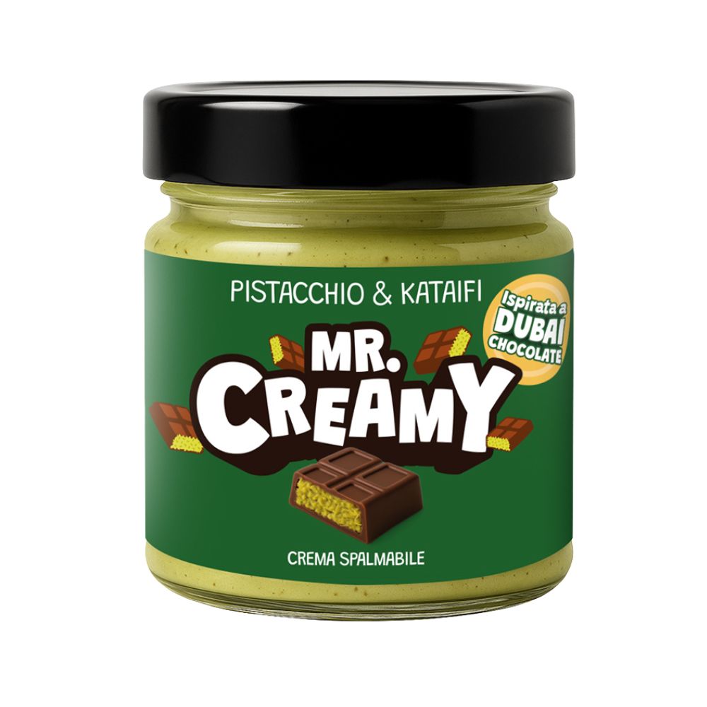 Creamy Pistachio Kataifi, pistachio kataifi spreadable cream 200g (Pack of 6)