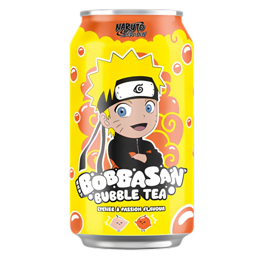 Confezione da 24, bubble tea al gusto di lychee e Passion Fruit Naruto.