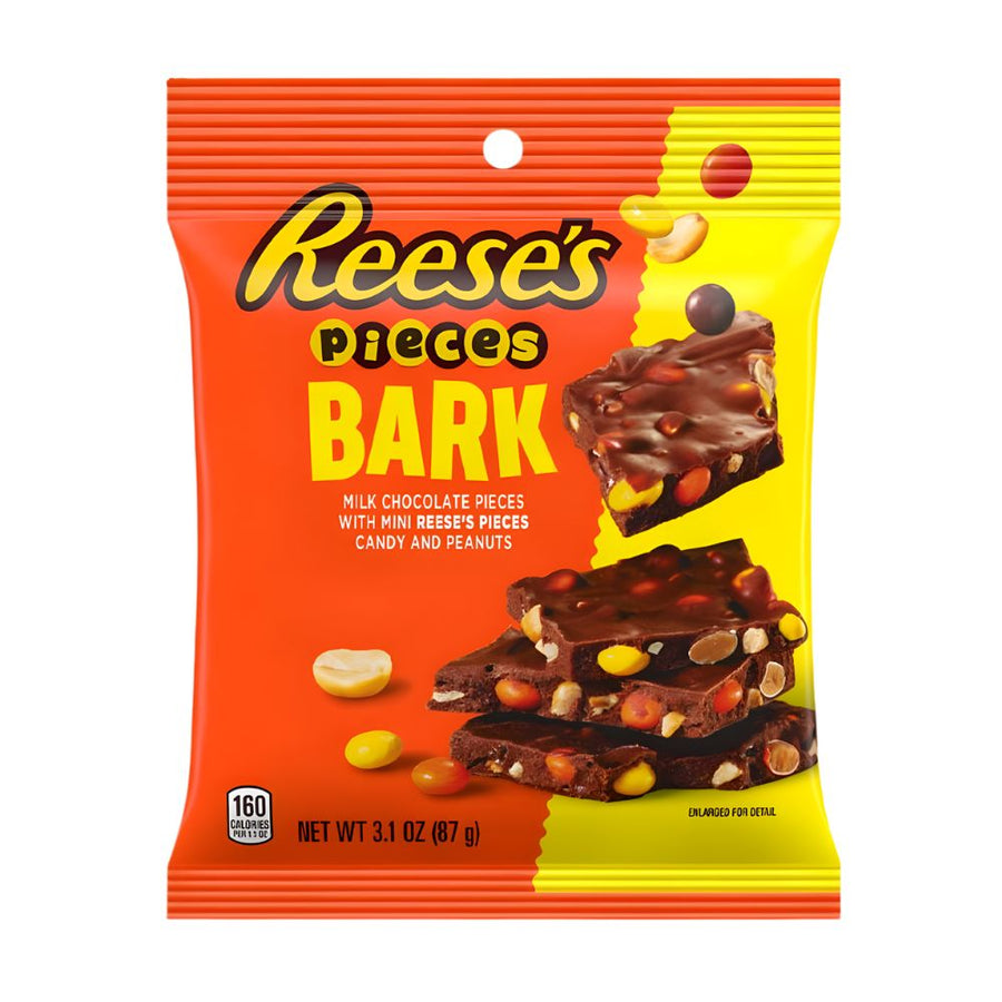 Confezione da 12 di Reese's Pieces Bark da 87g.