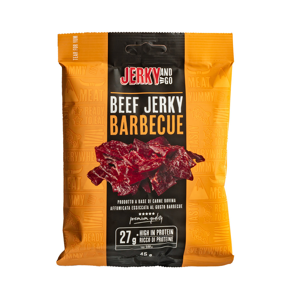 Wholesale sale of Jerky and Go Beef Jerky Barbecue 45g – Uncle Food