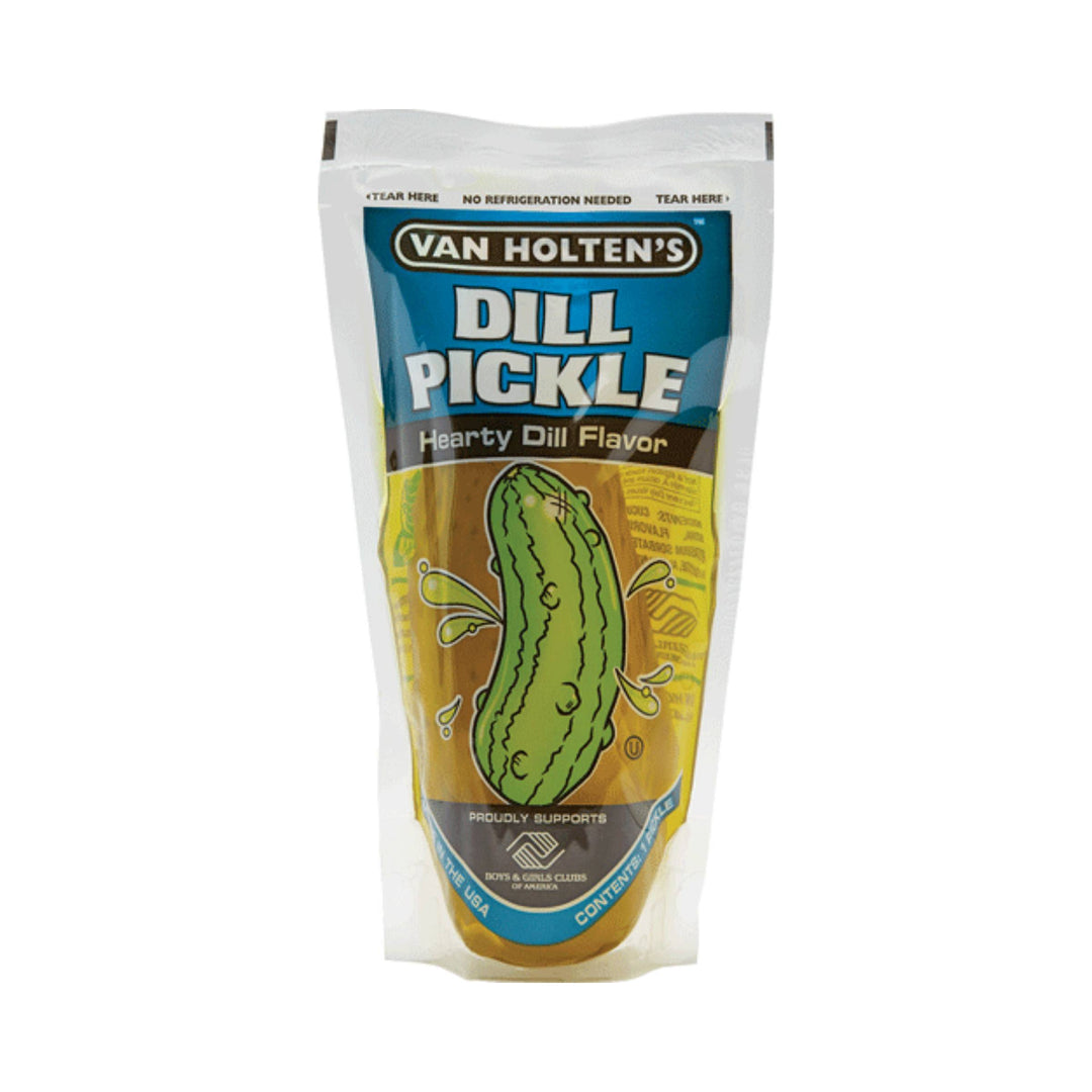 Van Holten's Dill Pickle Hearty Dill Flavor, pepinillo eneldo en porción individual en escabeche (paquete de 12) 