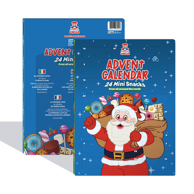 American Uncle Advent Calendar Miniatures, box of 24 surprise sweet snacks in mini format (pack of 12) 