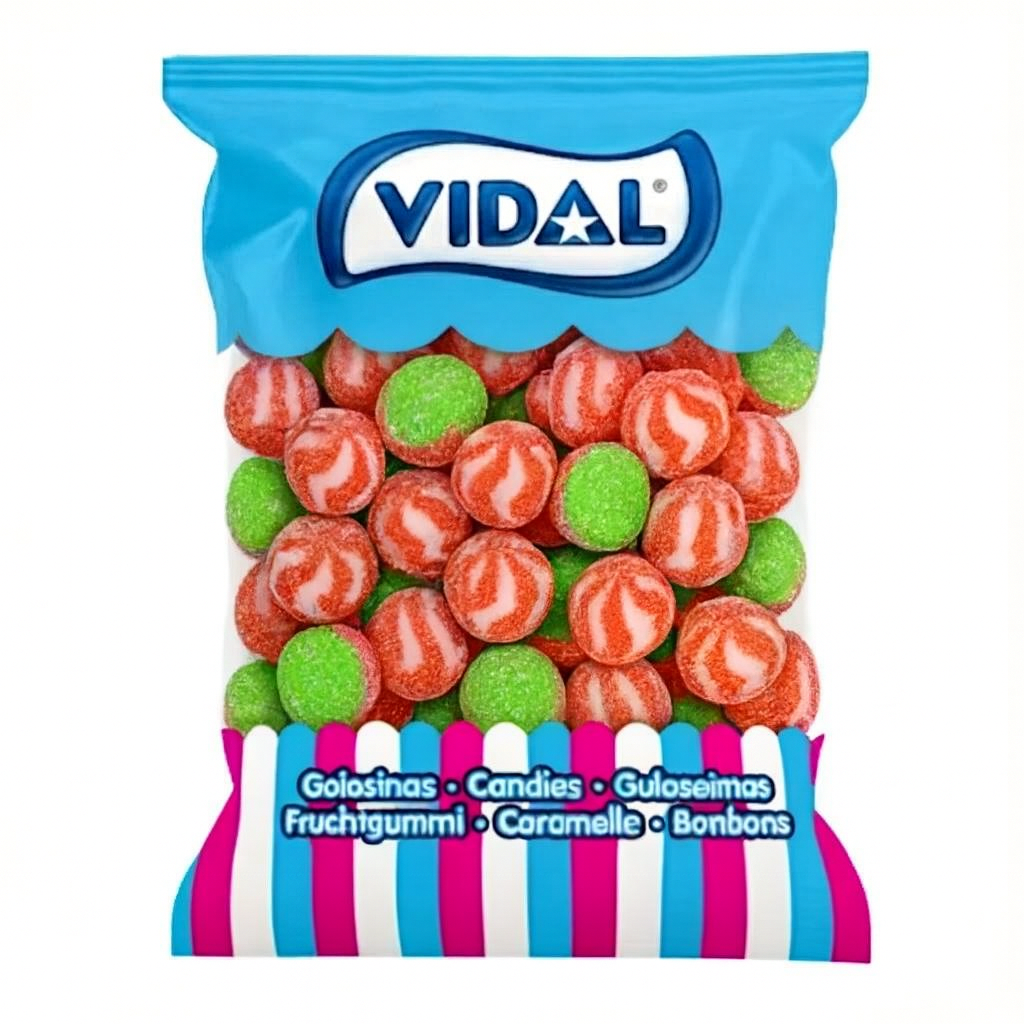 Twist Watermelon, watermelon-flavored gummy candies (Package of 1.4Kg) 