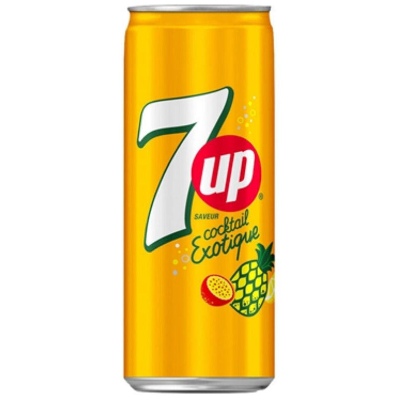 7 Up Exotic Cocktail, Exotic Fruit Drink, 330ml (Pack of 24)