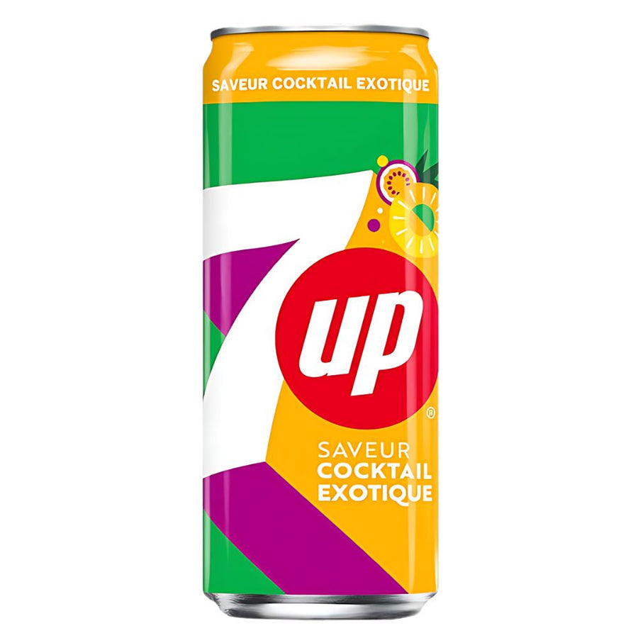 Confezione da 24, bibita ai frutti esotici da 330ml 7up.