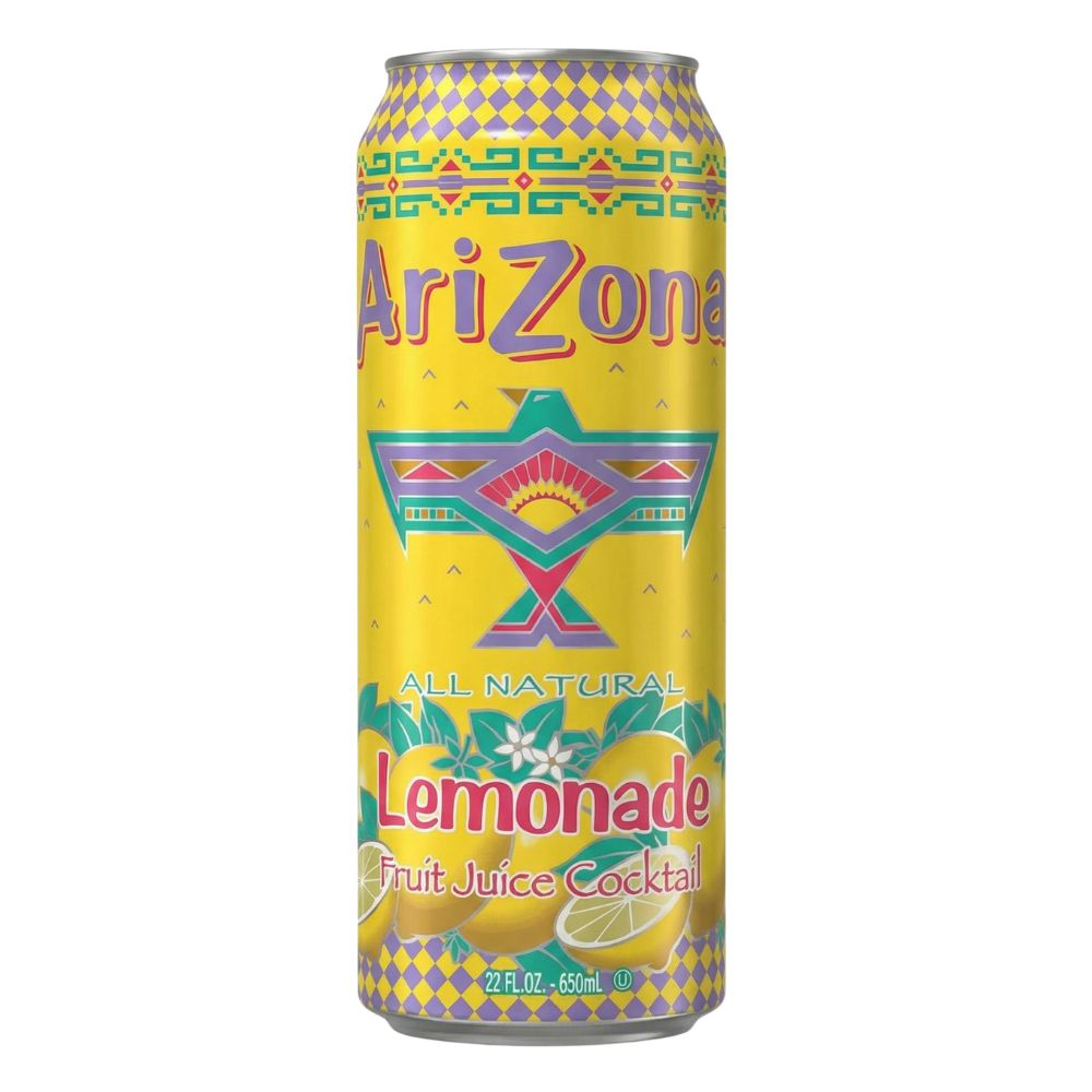 Arizona Lemonade, bevanda al gusto di limonata da 650ml (Confezione da 24)