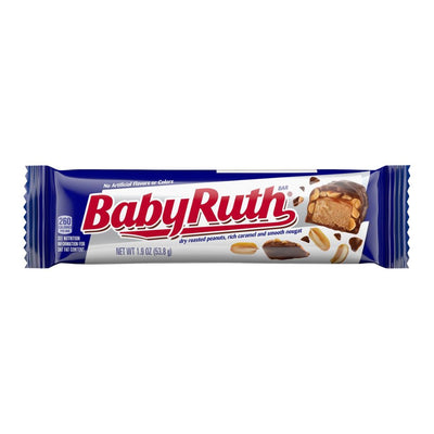 Confezione da 24, barretta di cioccolato con arachidi e caramello da 53,8g Baby Ruth.