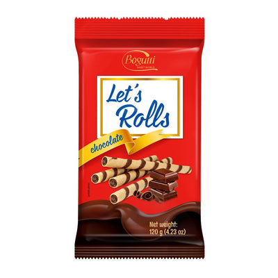 Confezione da 16, wafer con crema al cioccolato da 120g Bogutti.