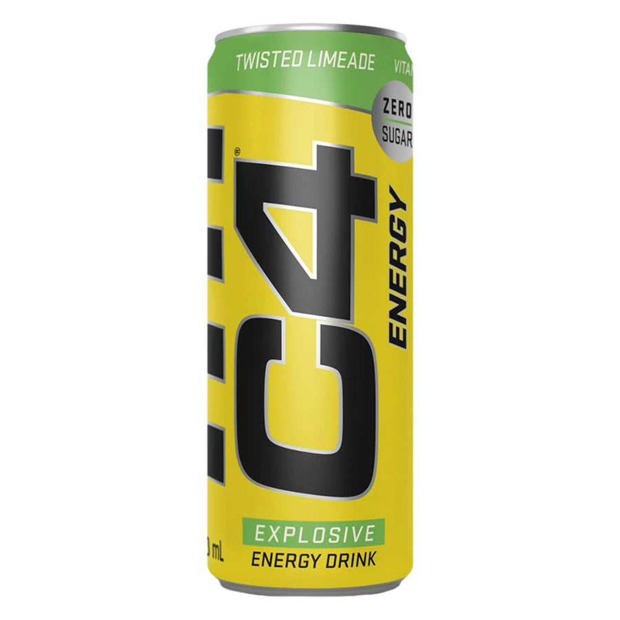 Confezione da 24, C4 Twisted Limeade Zero Sugar da 330ml.