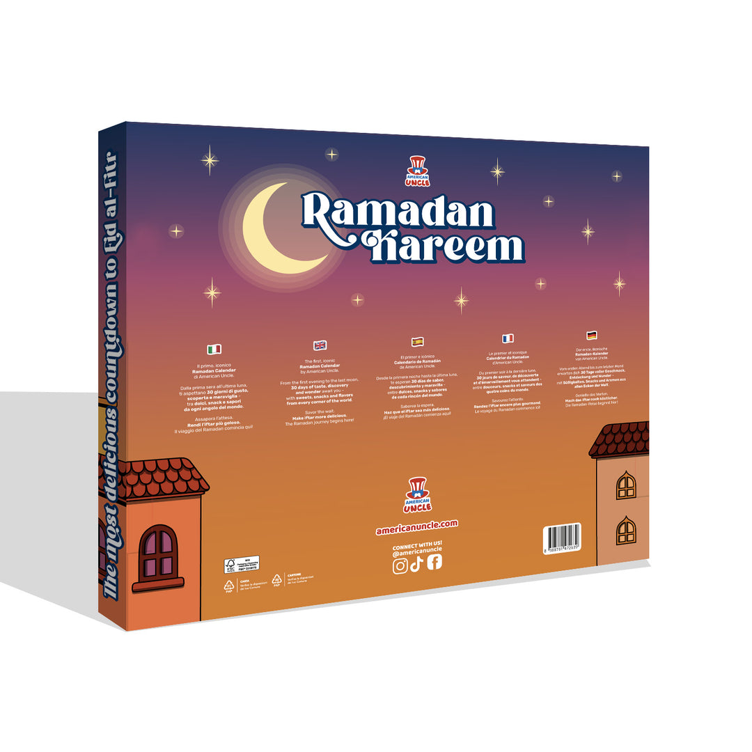 Ramadan Calendar, Ramadan Calendar with 30 100% halal sweet and savory snacks 