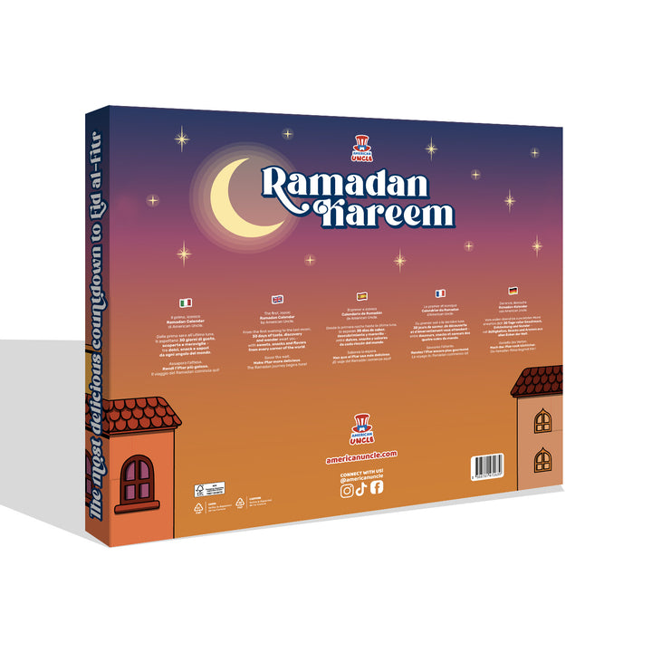 Ramadan Calendar, Ramadan Calendar with 30 100% halal sweet and savory snacks 