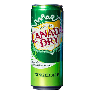 Confezione da 330ml di bevanda allo zenzero Canada dry Uk