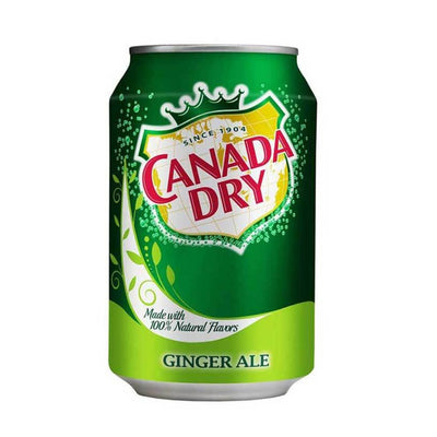 Confezione da 330ml di bevanda allo zenzero Canada dry Uk