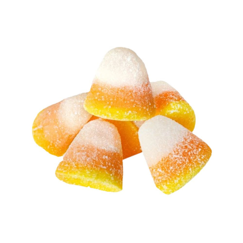 Confezione da 2kg, caramelle gommose al gusto di vaniglia e caramello.