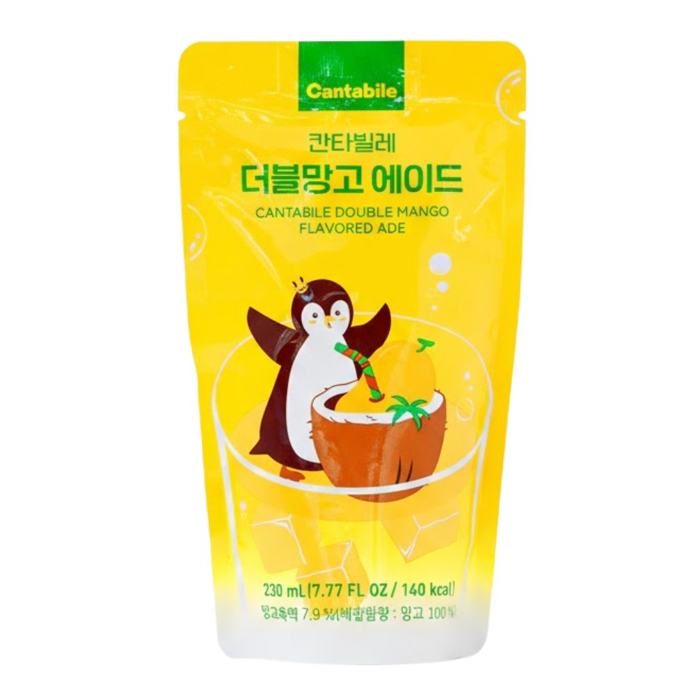 Cantabile Double Mango Ade, tè al gusto di mango da 230ml (Confezione da 50)