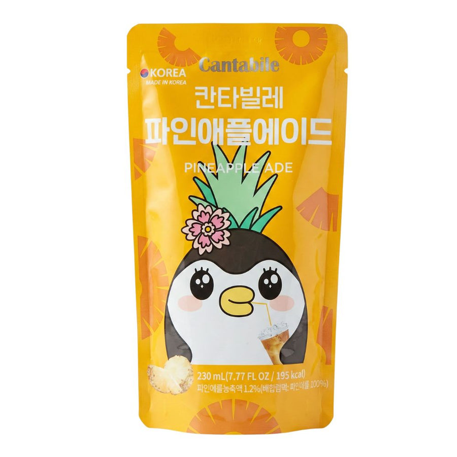 Cantabile Pineapple Ade, bevanda al gusto di ananas da 230ml (Confezione da 10)