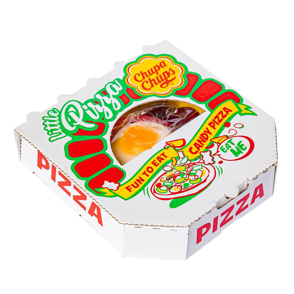 Confezione da 30, caramelle a forma di pizza da 40g Chupa Chups.