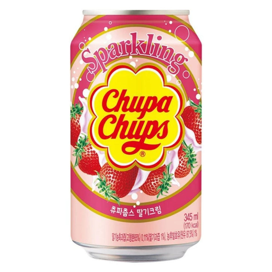 Confezione da 345ml di bevanda alla fragola Chupa Chups Strawberry