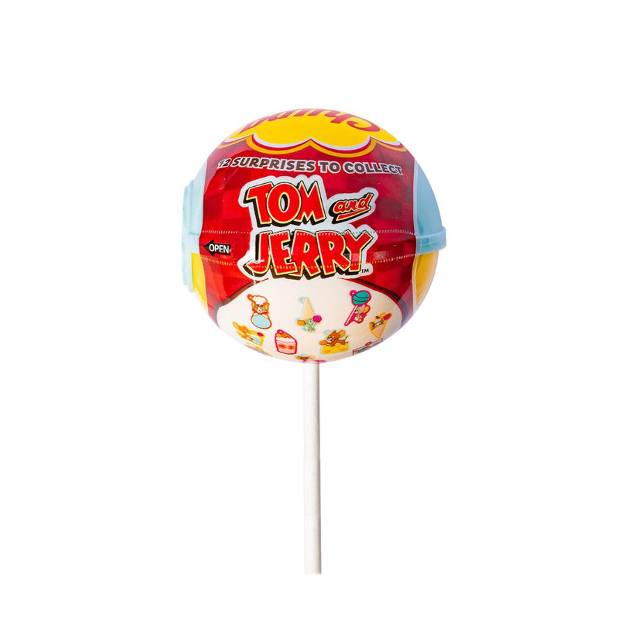 Confezione da 16, lecca lecca al gusto di fragola con sorpresa da 12g Chupa Chups.