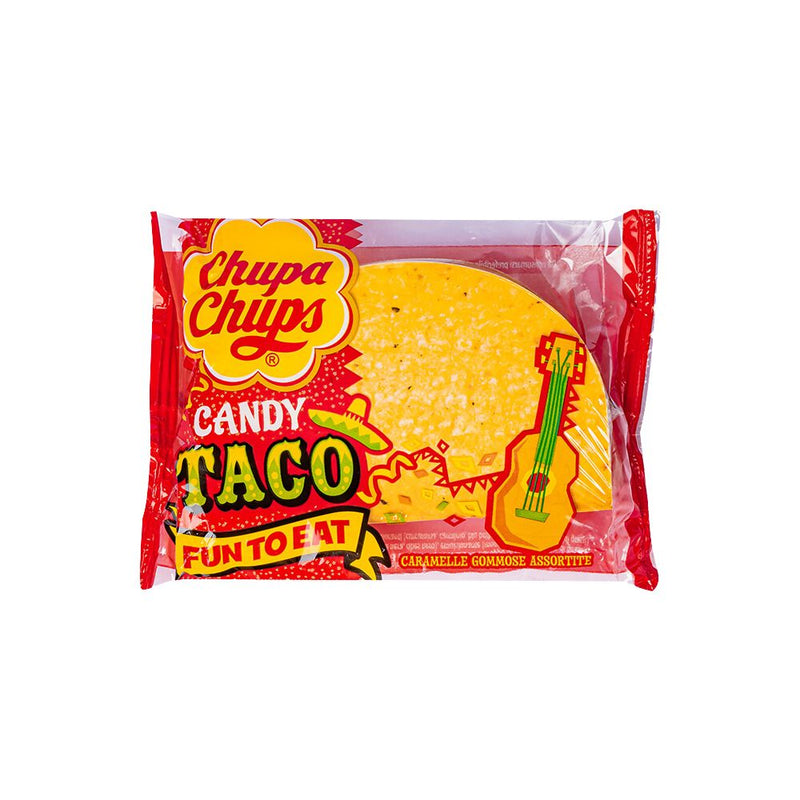 Confezione da 16, caramelle a forma di taco da 50g Chupa Chups.