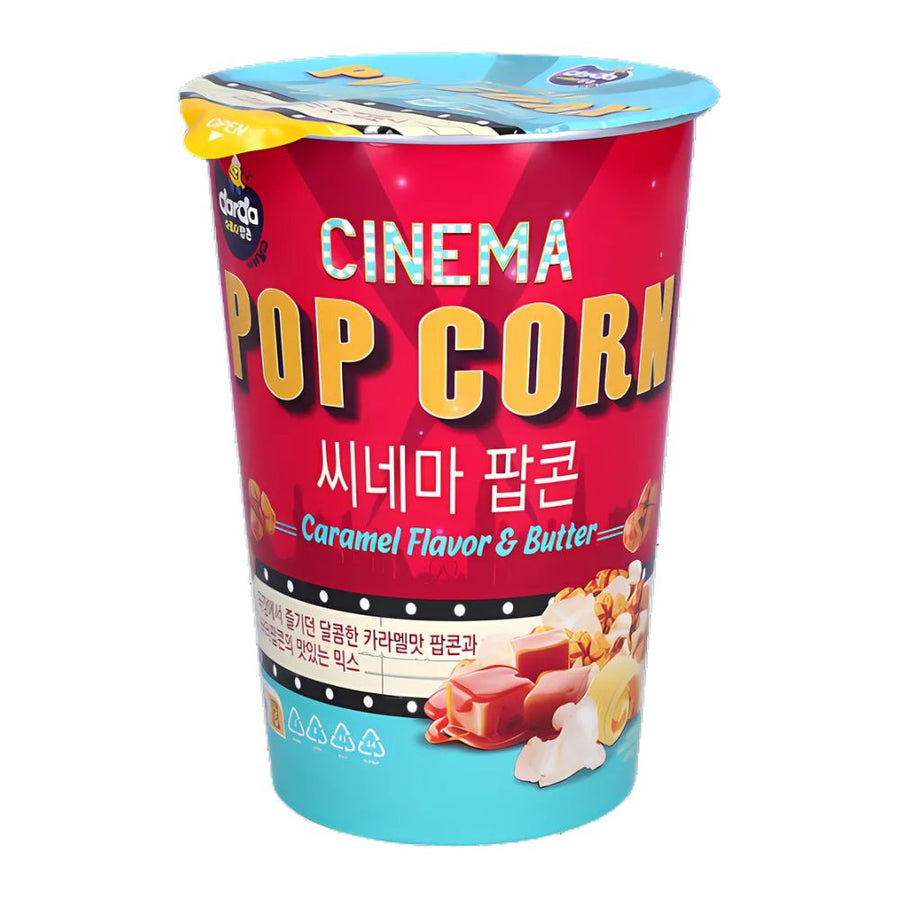Confezione da 30, pop corn al gusto di caramello e burro da 43g Cinema Pop Corn.