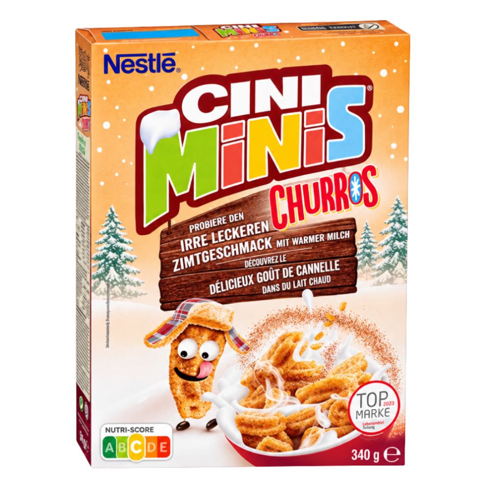 Confezione da 6 cereali al gusto di cannella da 360g Nestle.