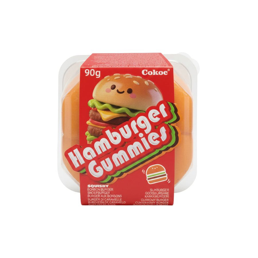 Cokoc Hamburger Gummies, caramella gommosa al gusto di frutta da 90g