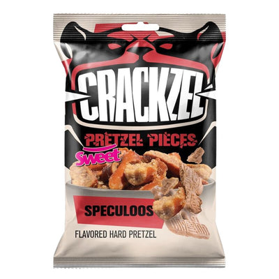 Confezione da 24, pretzel al gusto di speculoos da 85g Crackzel.