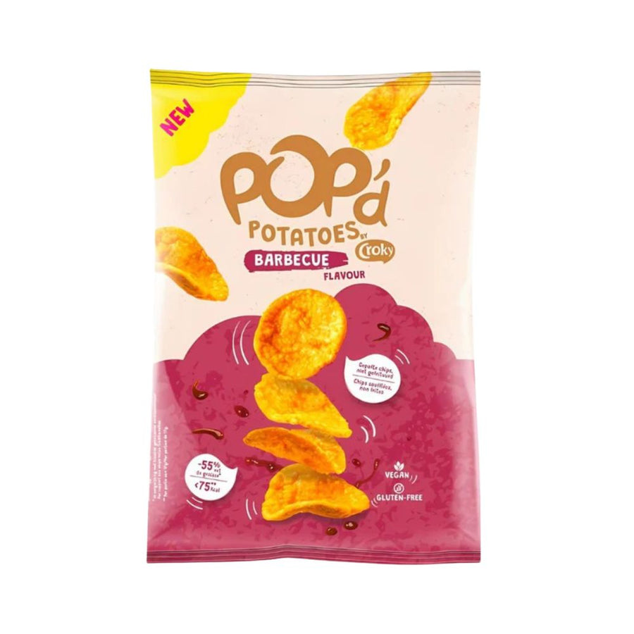 Confezione da 21, patatine al gusto di barbecue da 23g Croky.
