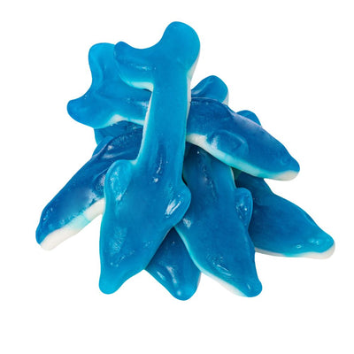 Confezione da 3kg, caramelle gommose a forma di delfini Vidal.
