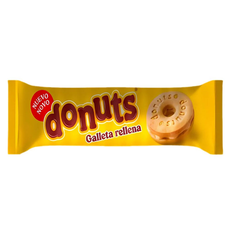 Confezione da 18 biscotti con crema al gusto di ciambella da 66g Donuts.