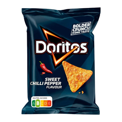 Confezione da 20, patatine al gusto di chilli pepper da 44g Doritos.