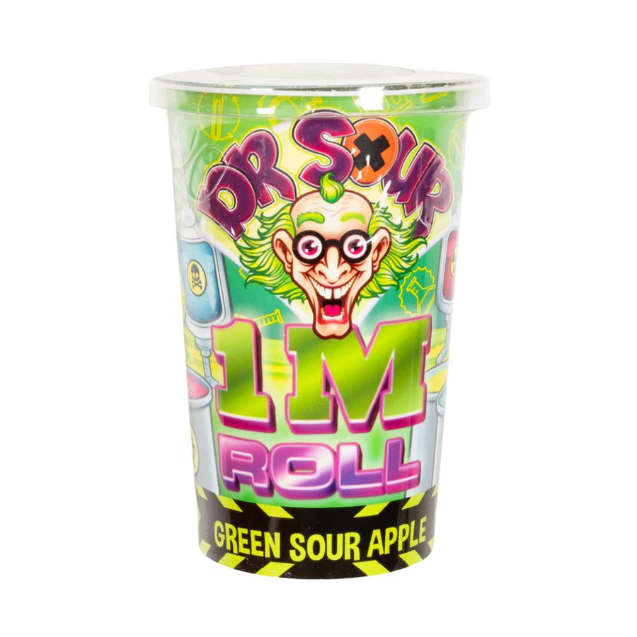 Confezione da 8, caramelle gommose al gusto di mela verde da 90g.