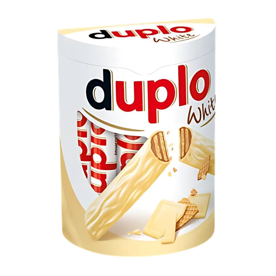 Duplo White, 10 barrette al cioccolato bianco con wafer da 182g (Confezione da 28).