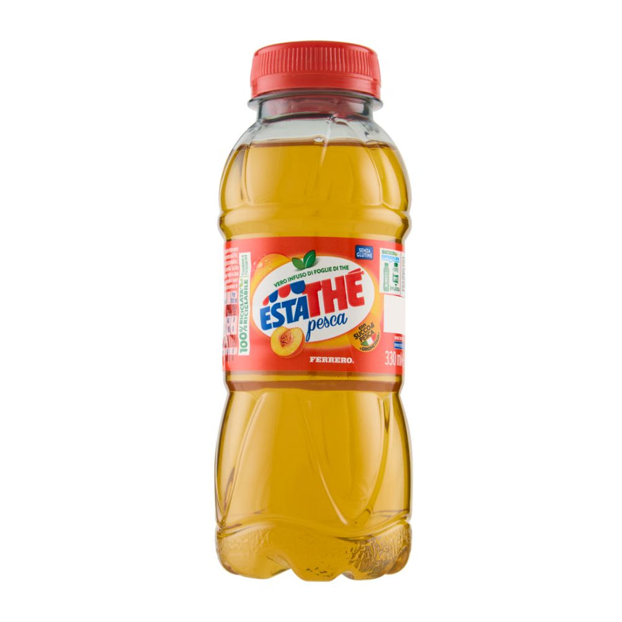 Estathe Pesca, bevanda di the alla pesca da 330ml (Confezione da 12).