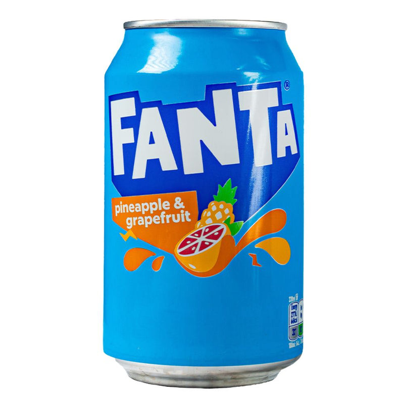 Confezione da 24, bevanda gassata al gusto di ananas e pompelmo da 330ml Fanta.