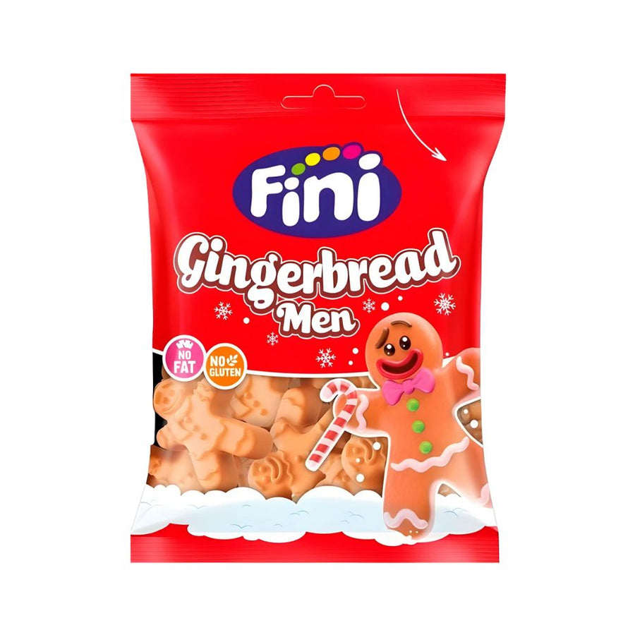 Fini Gingerbread men, caramelle gommose da 90g (Confezione da 12).