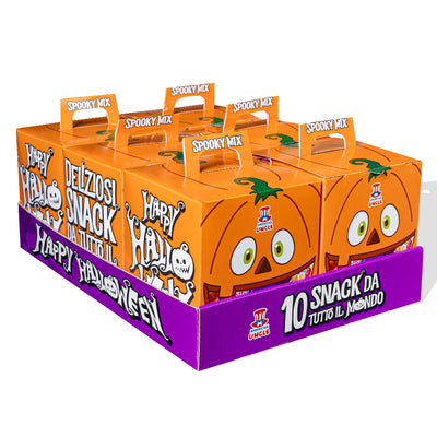 American Uncle Spooky Mix, assortimento di 10 snack internazionali dolci e salati da 350 g (confezione da 6)