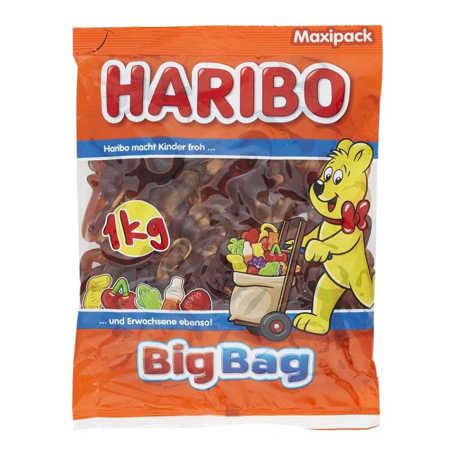Confezione da 1 kg, Haribo Ciucciotti Cola.