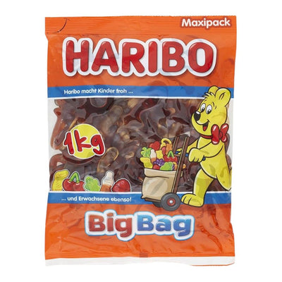 Confezione da 1 kg, Haribo Ciucciotti Cola.