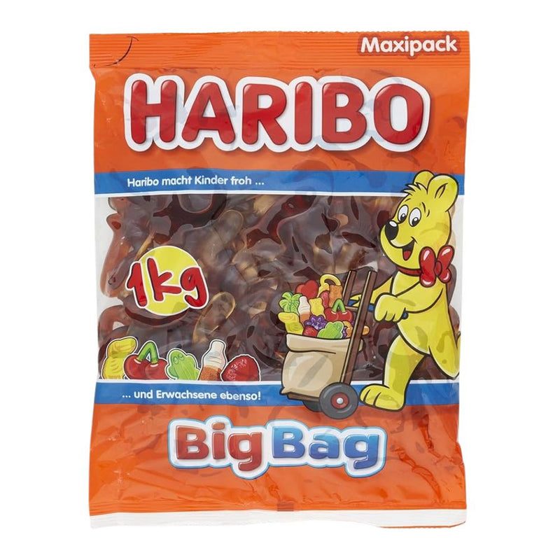 Confezione da 1 kg, Haribo Ciucciotti Cola.
