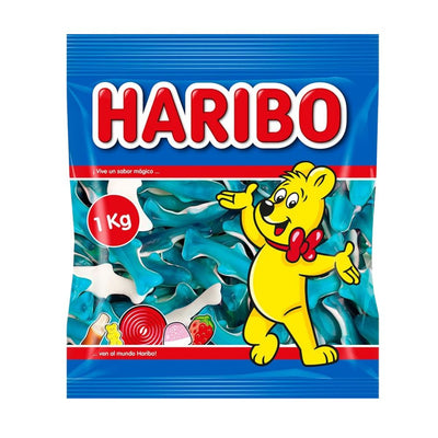 Confezione da 1kg, Haribo Delfini.