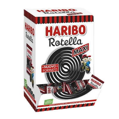 Confezione da 200, Haribo Rotella Maxi da 13g.