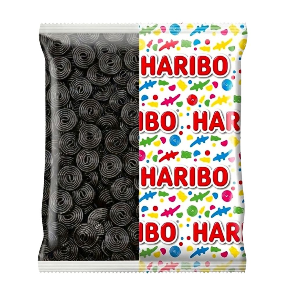 Haribo Rotelle, caramelle al gusto di liquirizia (Confezione da 2kg)