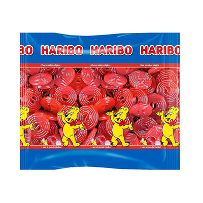 Confezione da 2kg, Haribo Rotelle Rosse Veggie.