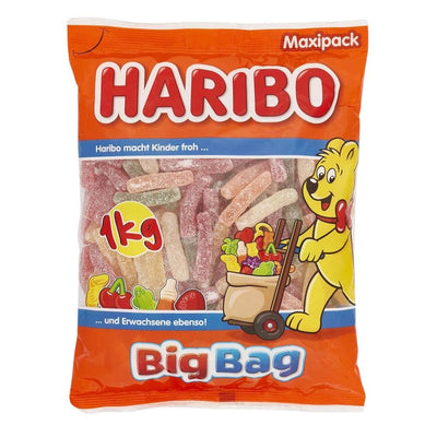 Confezione da 1kg, Haribo Saure Pommes Fizzy.