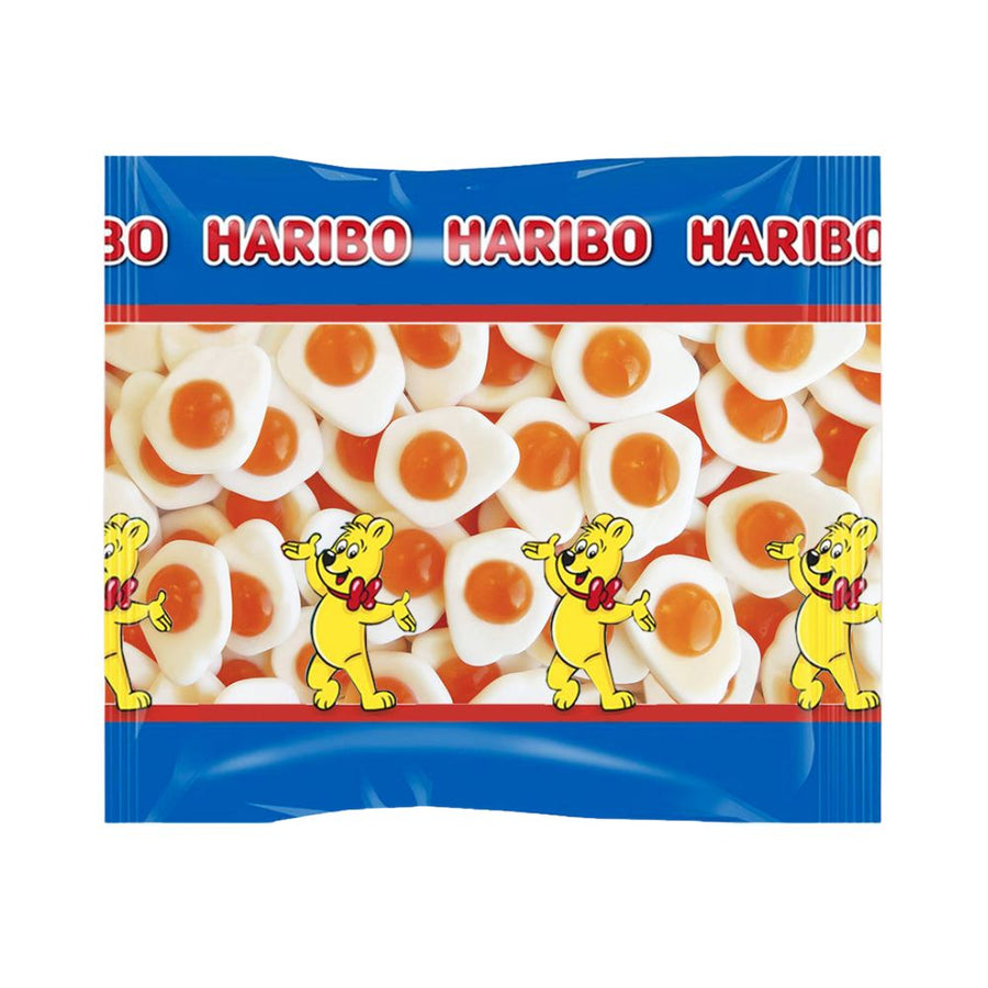 Confezione da 1,5kg, Haribo uova al tegamino.