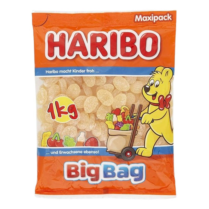 Haribo Ingwer Zitrone, weiche Süßigkeiten mit Ingwer- und Zitronengeschmack (Packung mit 1kg) 